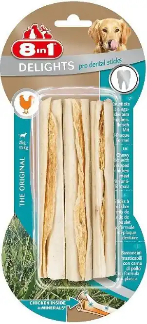 Tani 8in1 Przysmak 8in1 Delights Pro Dental Bone Sticks 3szt.