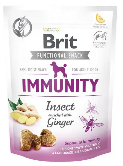 Tylko dziś Brit Functional Snack Immunity Insect przysmak dla psa owady na odporność 150g