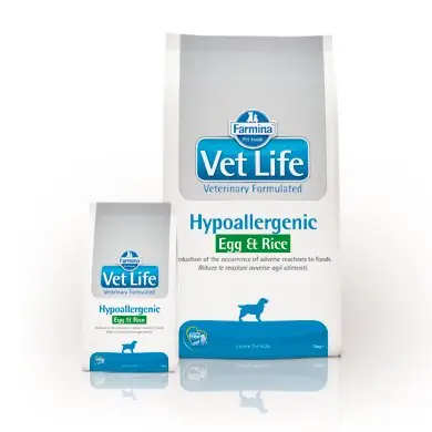 Wysoka jakość Farmina Vet Life Hypoallergenic Egg & Rice Dog