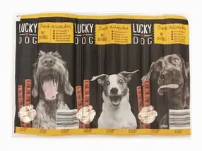 Popularny Lucky Dog kabanosy dla psa 8szt.