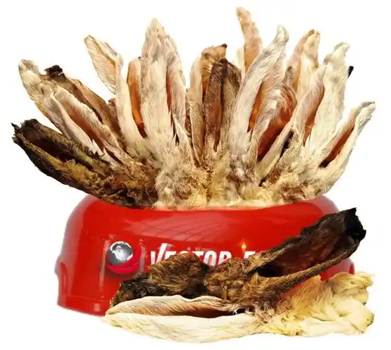 Vector-Food Uszy królicze z sierścią Bezpieczna płatność