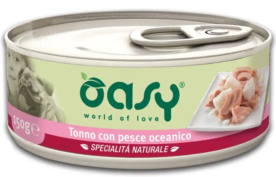 Oasy Natury Adult puszka dla dorosłego psa tuńczyk z rybami oceanicznymi 150g Ostatnie sztuki