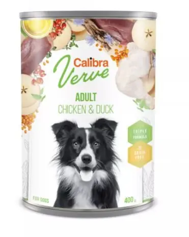 Nie przegap Calibra Dog Verve GF Adult puszka dla dorosłego psa bez zbóż 400g