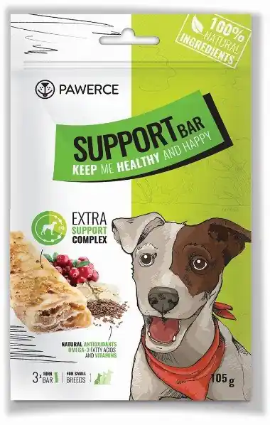 Rabat Pawerce Support Bar Small Breedsprzysmak dentystyczny dla psa 3szt /105g