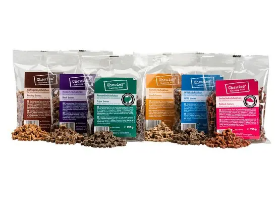 Dostępne od ręki Chewies Kosteczki Mini Multipack nr. 3 6x125g