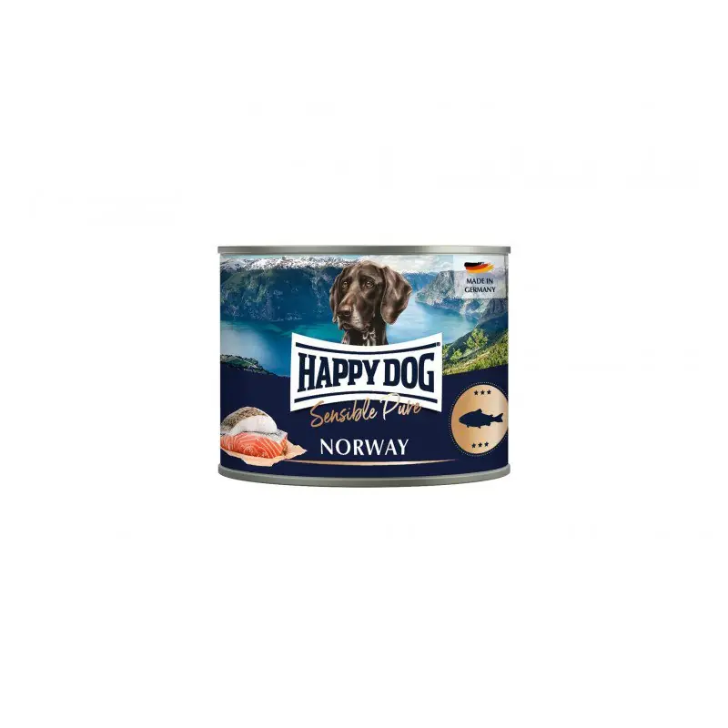 Happy Dog Sensible Pure Norway karma mięsna z delikatnej ryby morskiej idealna dla skóry & sierści Wyprzedaż