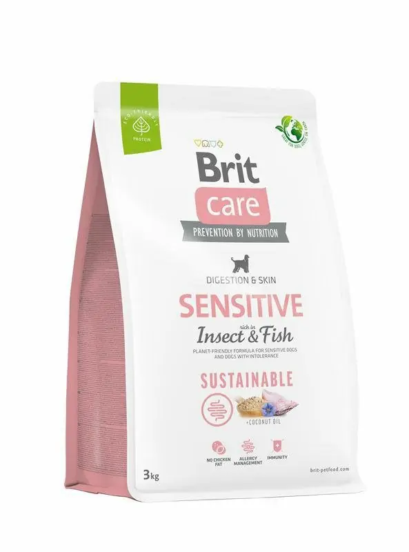 Obniżka ceny Brit Care Dog Sustainable Adult Sensitive Insect & Fish ryba i owady dla psów o wrażliwej skórze i sierści