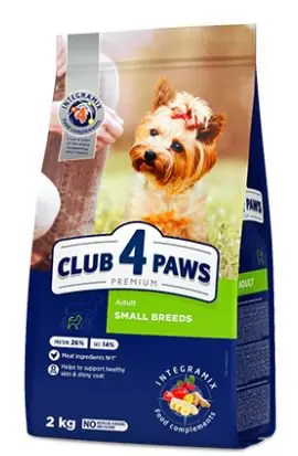 Nie przegap Club4Paws Premium Adult Small Breed sucha karma z kurczakiem dla psów małych ras