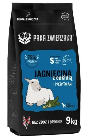 Dostępne od ręki Paka Zwierzaka Seventh Heaven Jagniecina z cukinią S bez zbóż, grochu, kukurydzy, soi, konserwantów i sztucznych barwników