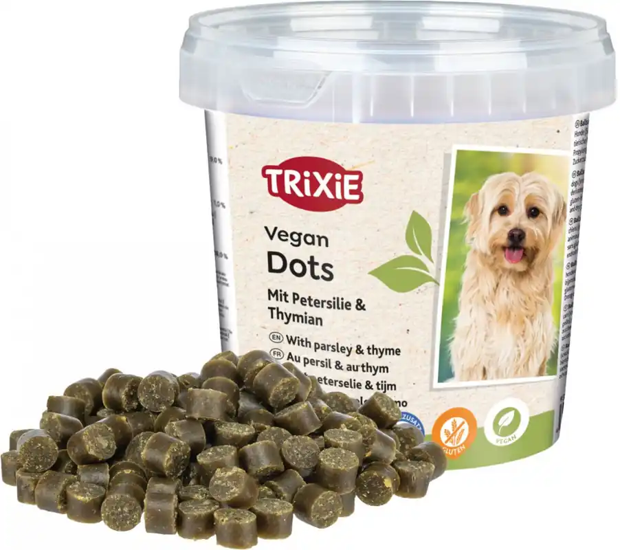 Trixie Vegan Soft Snack Dots wegetariański przysmak dla psa z pietruszką i tymiankiem 200g Szybka wysyłka