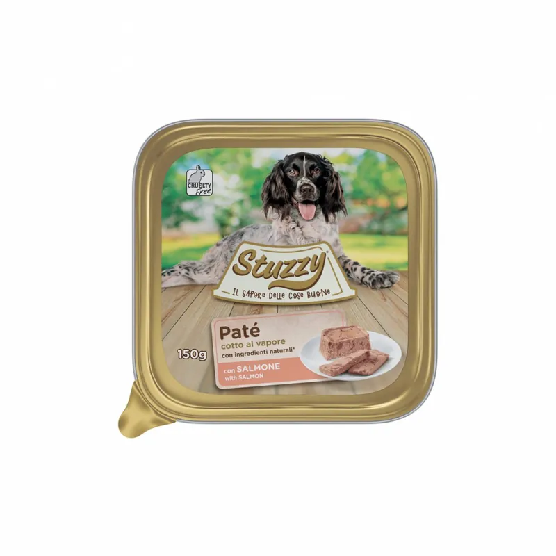 Zamów dziś Schesir gotowana na parze karma mokra dla psa łosoś w pasztecie 150g