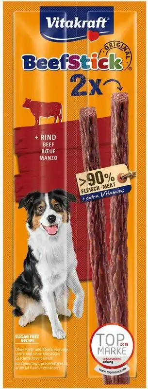Vitakraft Beef Stick kabanosy 2szt. Ekspresowa dostawa