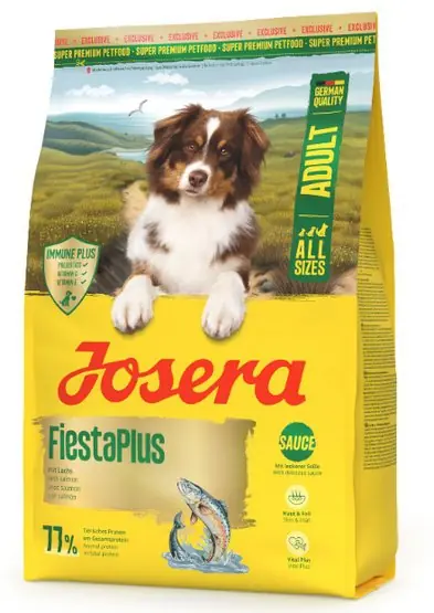 Josera Exclusive FiestaPlus dla wybrednych psów z dodatkiem łososia 900g Bezpieczne zakupy
