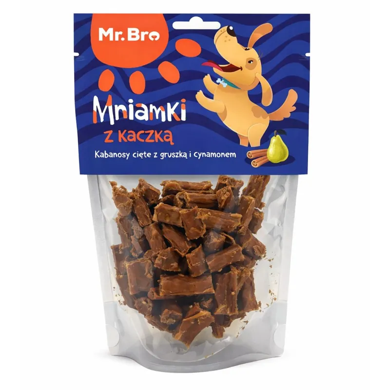 Mr. Bro Mniamki Przysmaki dla psa z Kaczki 80g Air Dried suszone powietrzem Taniej